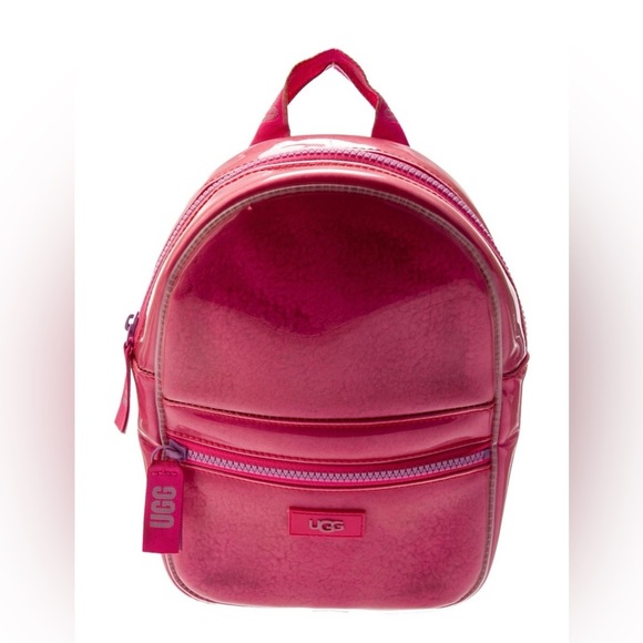 UGG Dannie II Mini Backpack Clear in Hot Pink Like new. Rare and retired color! - Picture 3 of 5
